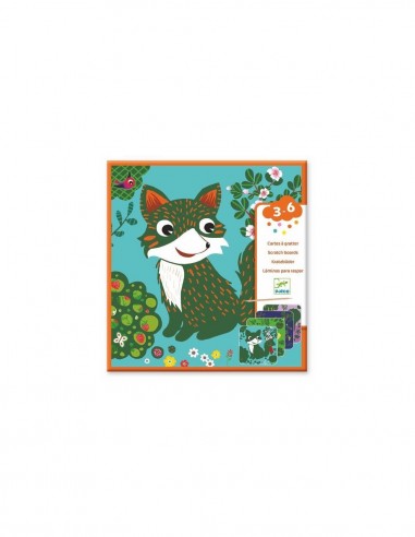 CARTES A GRATTER - PETITES BÊTES