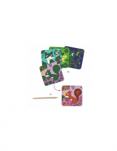 CARTES A GRATTER - PETITES BÊTES