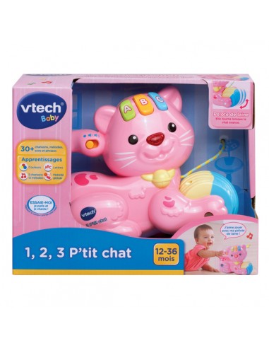 1,2,3 P'TIT CHAT ROSE - VTECH