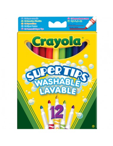 12 FEUTRES FINS LAVABLES - CRAYOLA