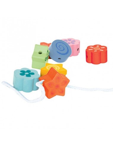 24 PETITES PERLES BOIS WOOD N PLAY