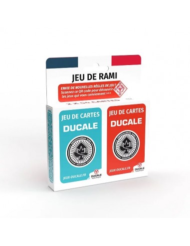 LA DUCALE - JEU DE RAMI - 2X54 CARTES