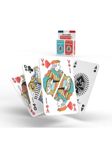 LA DUCALE - JEU DE RAMI - 2X54 CARTES