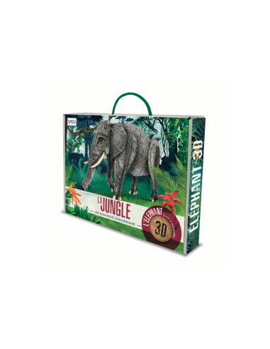 PUZZLE 3D MODELS - LA JUNGLE - ELEPHANT