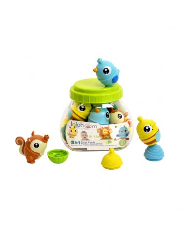 BARIL DE PERLES ANIMAUX DE LA FORET -...