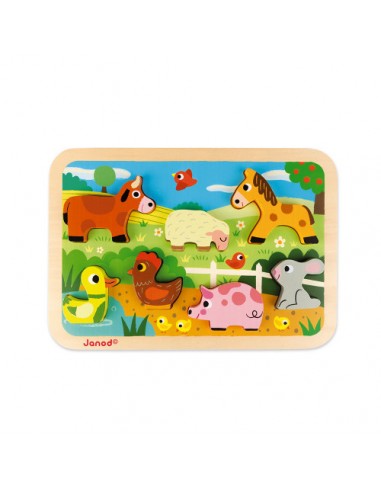 PUZZLE CHUNKY FERME - JANOD