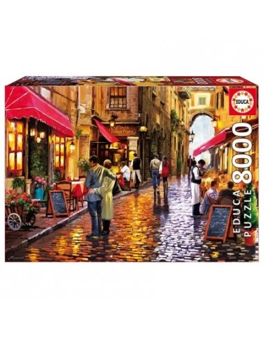 PUZZLE 8000 PIECES CAFE STREET - EDUCA