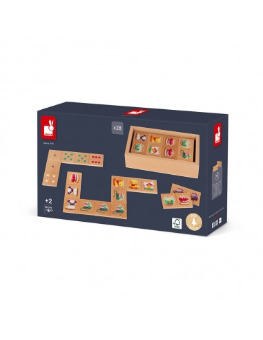 JEU DE DOMINOS 1ERS MOTS BOIS - JANOD