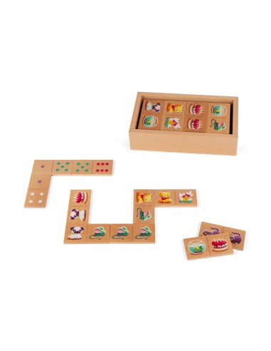 JEU DE DOMINOS 1ERS MOTS BOIS - JANOD