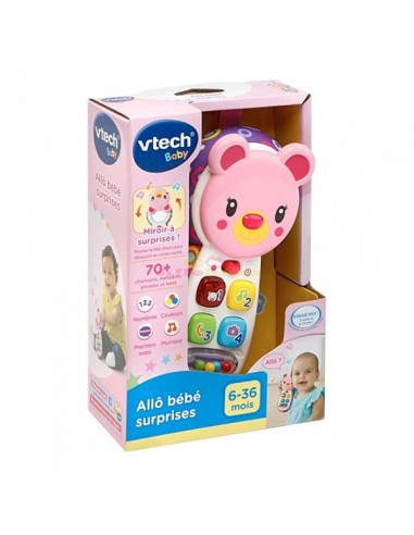 TÉLÉPHONE ALLO BÉBÉ ROSE - VTECH