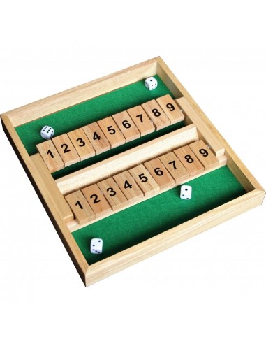SHUT THE BOX DOUBLE 9