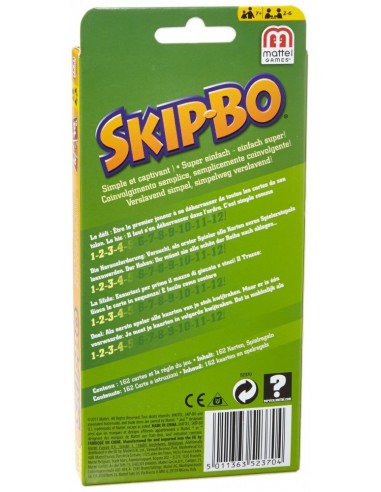 SKIP BO CARTES - MATTEL