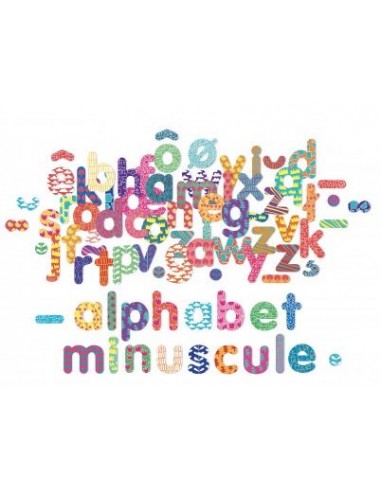 LETTRES MAGNETIQUES MINUSCULE 81 PCS...