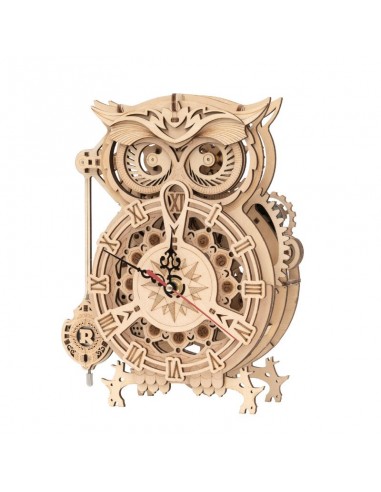 MAQUETTE HORLOGE HIBOUX