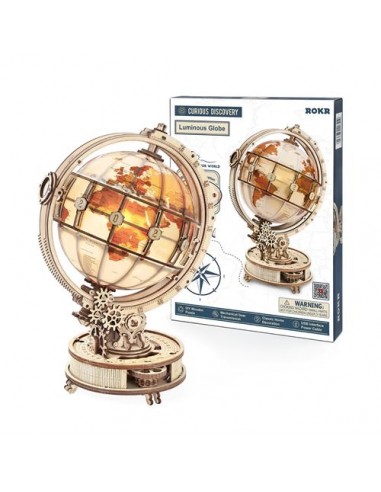MAQUETTE GLOBE LUMINEUX ENGRENAGE