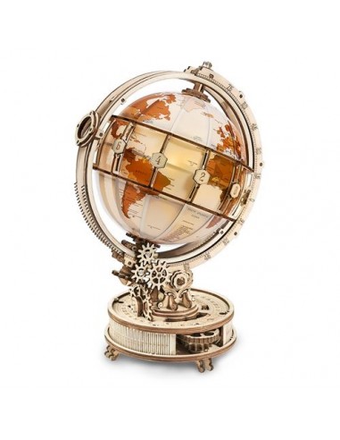 MAQUETTE GLOBE LUMINEUX ENGRENAGE