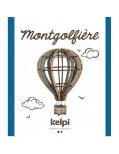 MONTGOLFIERE MOTIF BLEU KELPI