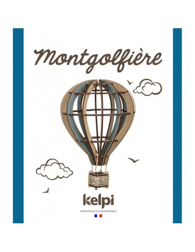 MONTGOLFIERE MOTIF BLEU KELPI