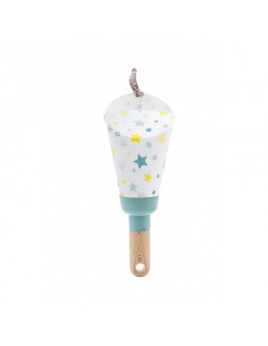 LAMPE NOMADE BLEUE CIEL E TOILE