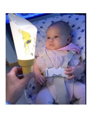 LAMPE NOMADE PASSE PARTOUT JAUNE GIRAFE