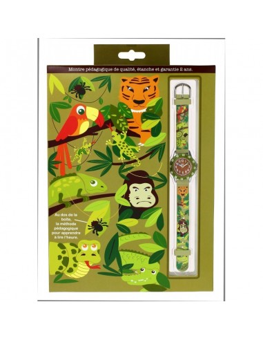 MONTRE PEDAGOGIQUE ZAP JUNGLE BABYWATCH