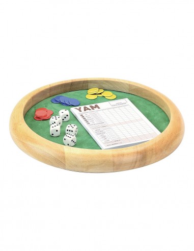 PISTE DE DES EN BOIS