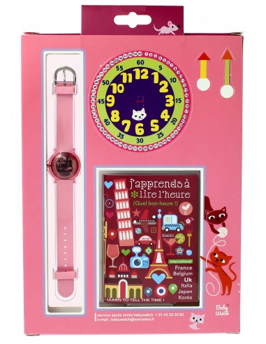 MONTRE PEDAGOGIQUE CHAT BABYWATCH